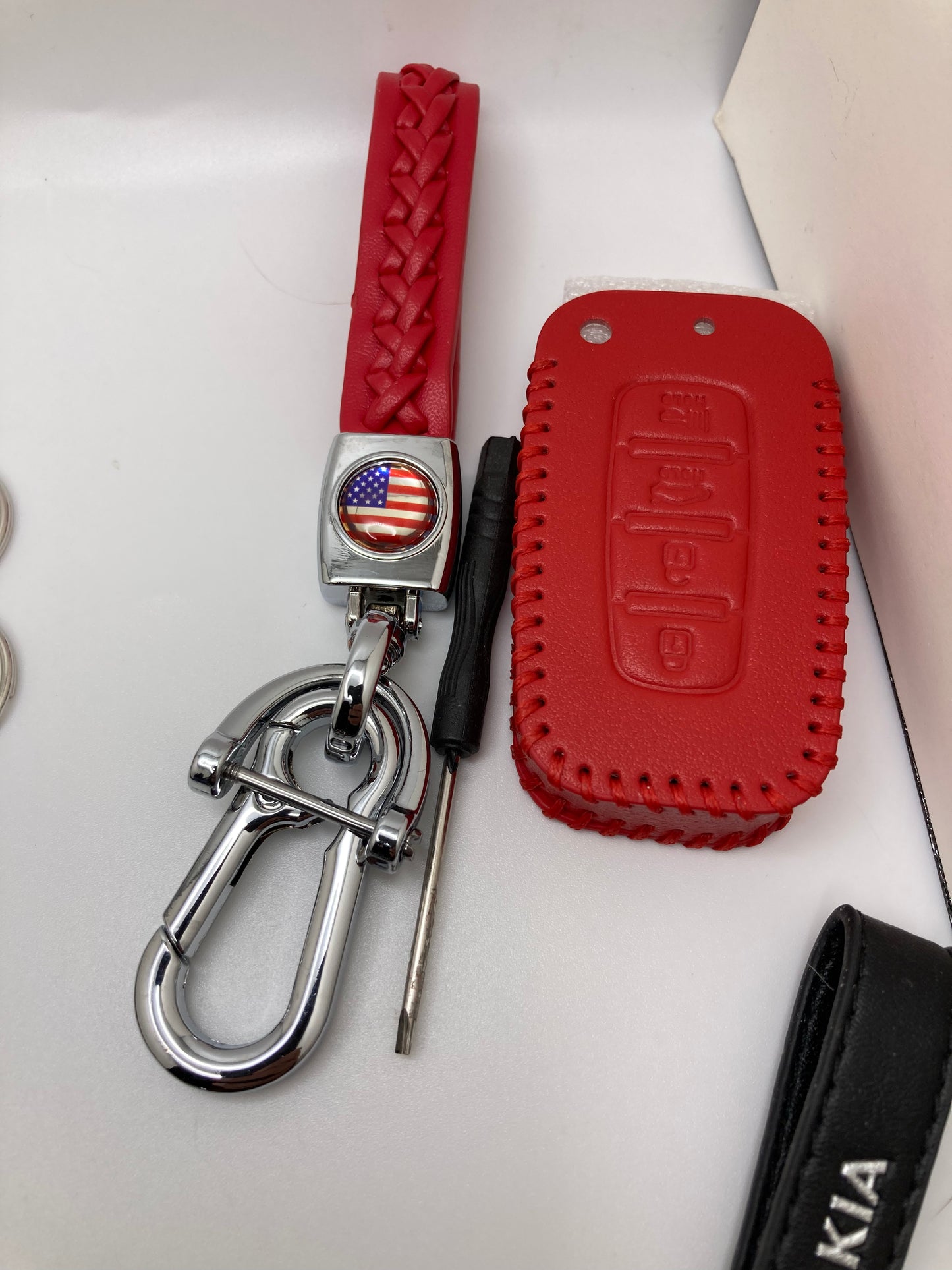 KIA keychains and key fob cases
