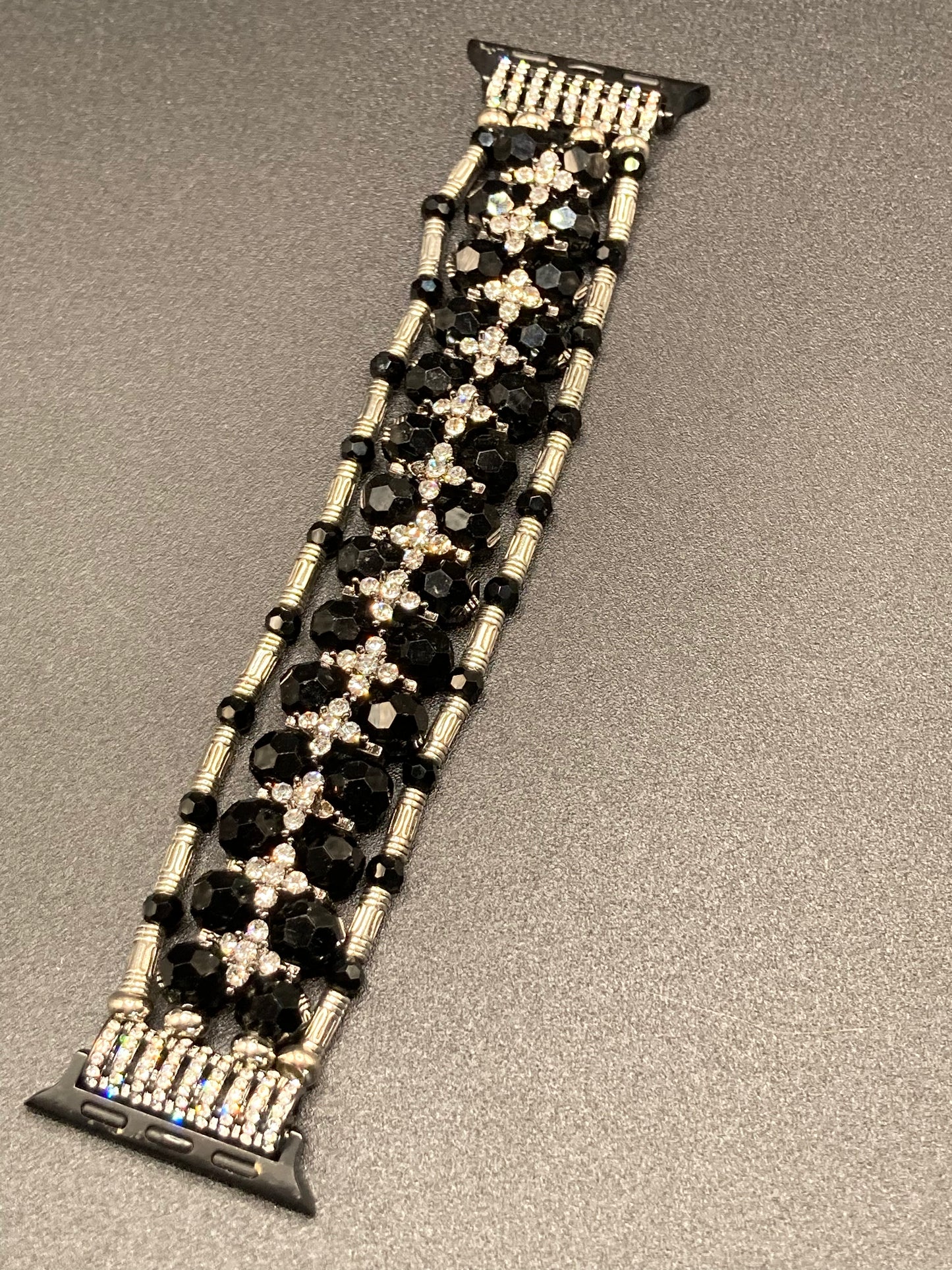 Luxury Gemmed Bracelet Style Watchband for Apple Watches - 38/40/41mm