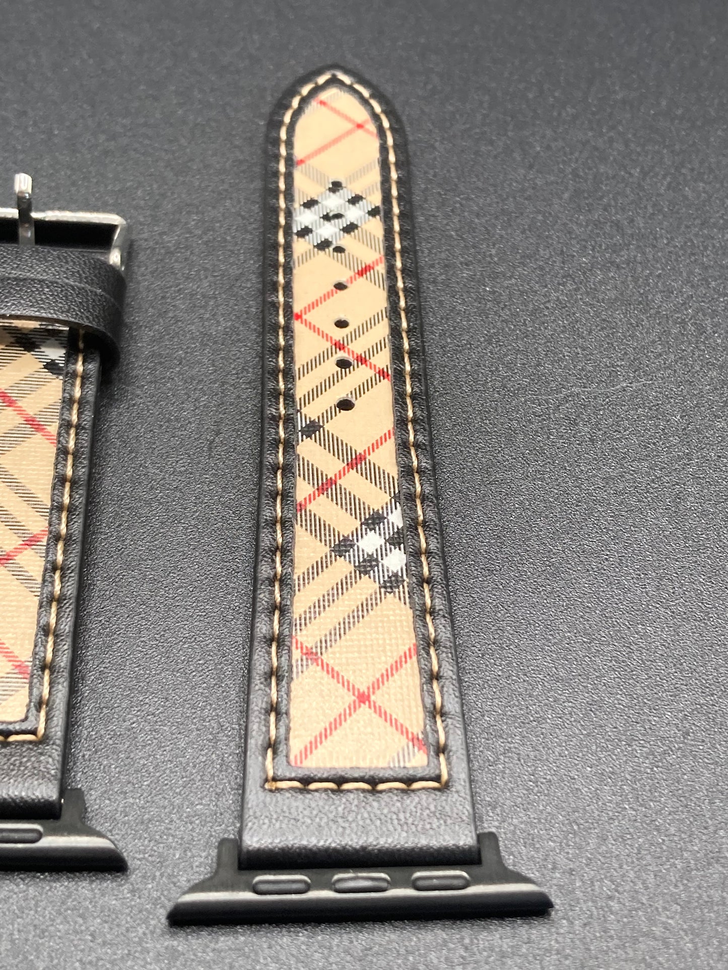 Luxury Leather Designer Watch Band for Apple Watches - 42/44/45/49mm