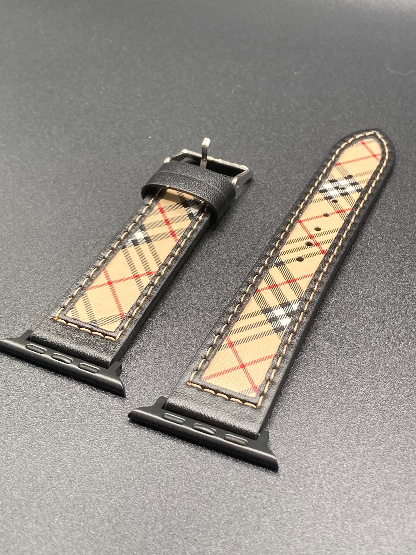 Luxury Leather Designer Watch Band for Apple Watches - 42/44/45/49mm