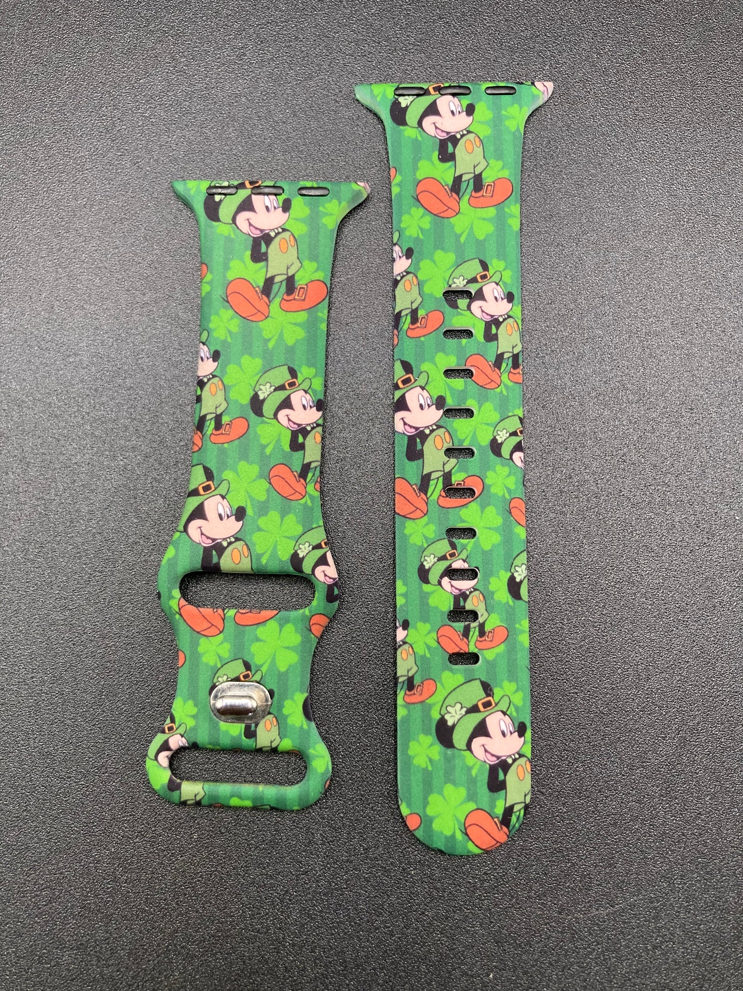 Mickey Mouse - St.Paddy’s Day themed Watchband for Apple Watches - 38/40/41mm
