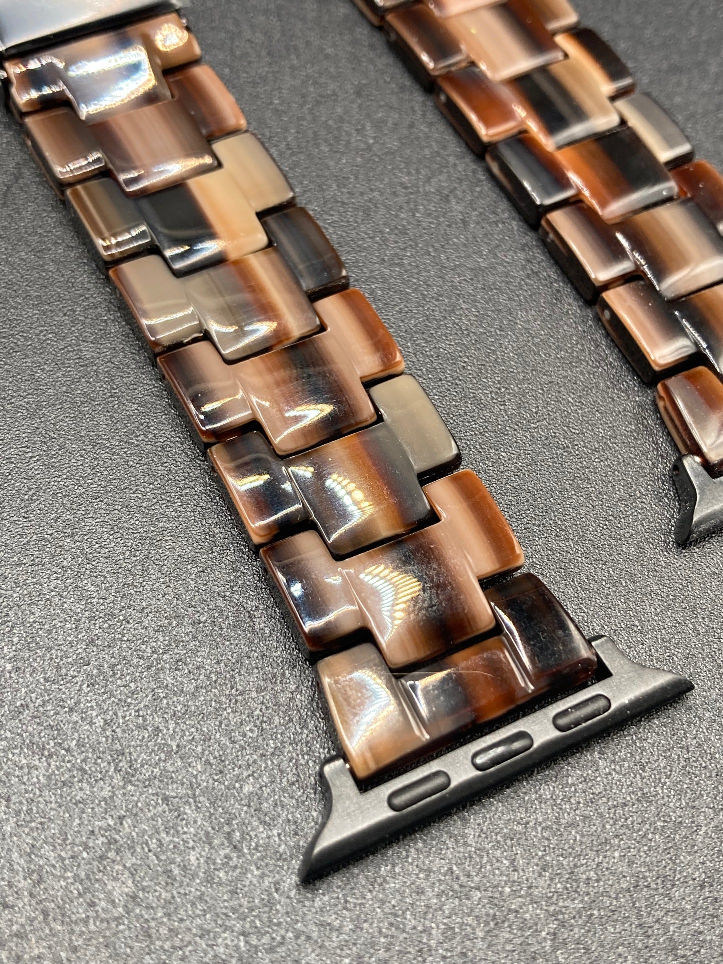 Chocolate Resin Watch Band for Apple Watch - 38/40/41mm or 42/44/45mm