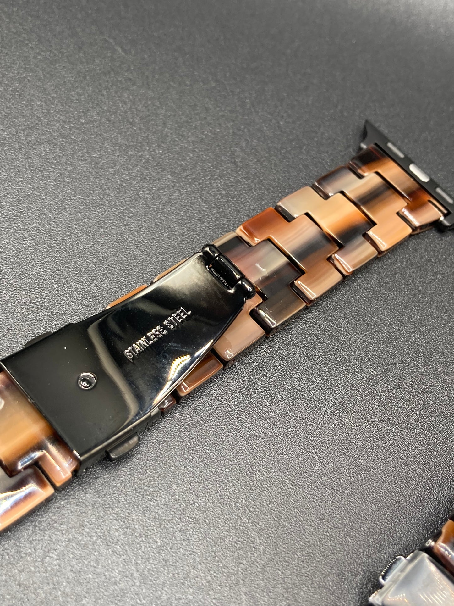 Chocolate Resin Watch Band for Apple Watch - 38/40/41mm or 42/44/45mm