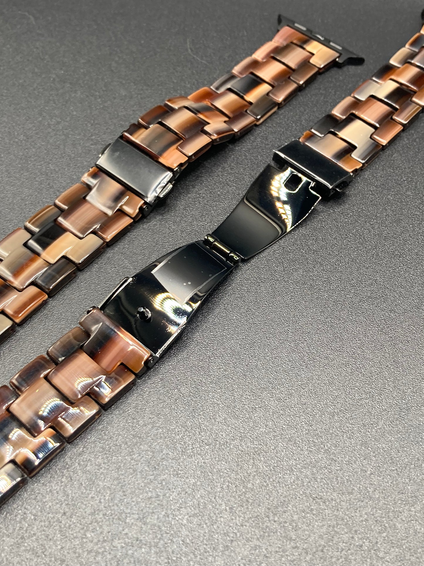 Chocolate Resin Watch Band for Apple Watch - 38/40/41mm or 42/44/45mm