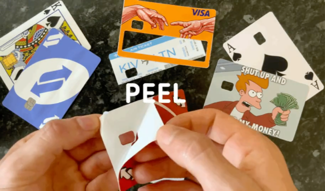 8pcs set - Themed Credit Card Covers - with protective pouches - UNO - Monopoly