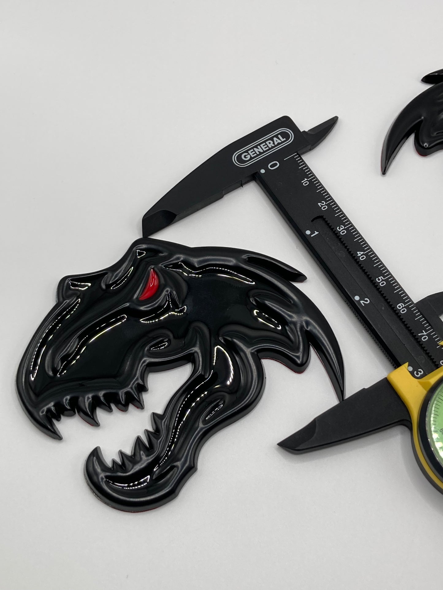 TRX - Black Metal T-Rex Fender Emblem Set - 2pcs - RAM 1500