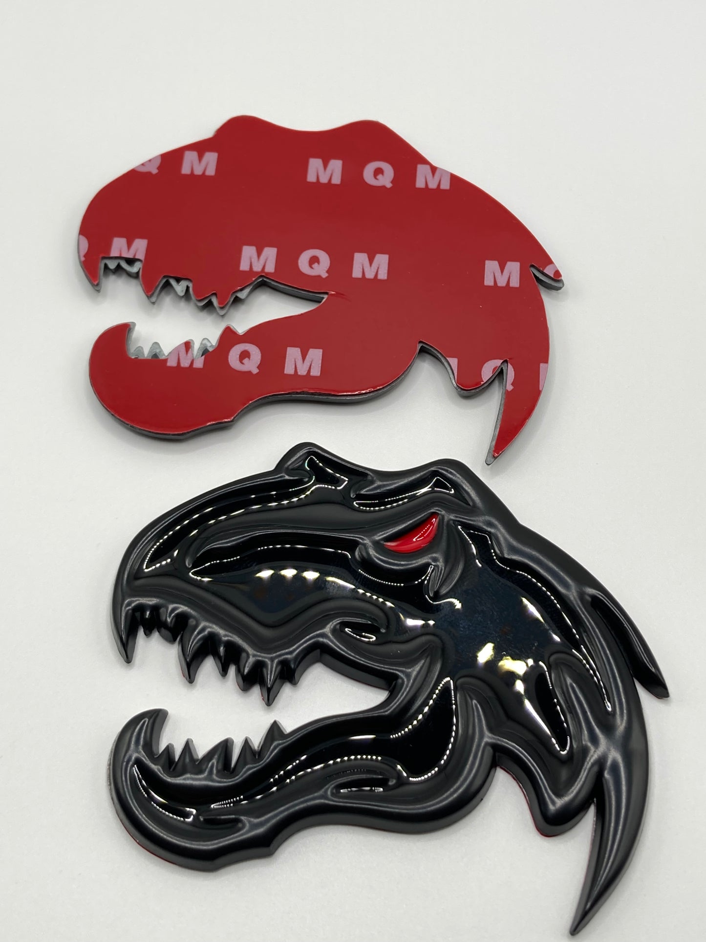 TRX - Black Metal T-Rex Fender Emblem Set - 2pcs - RAM 1500