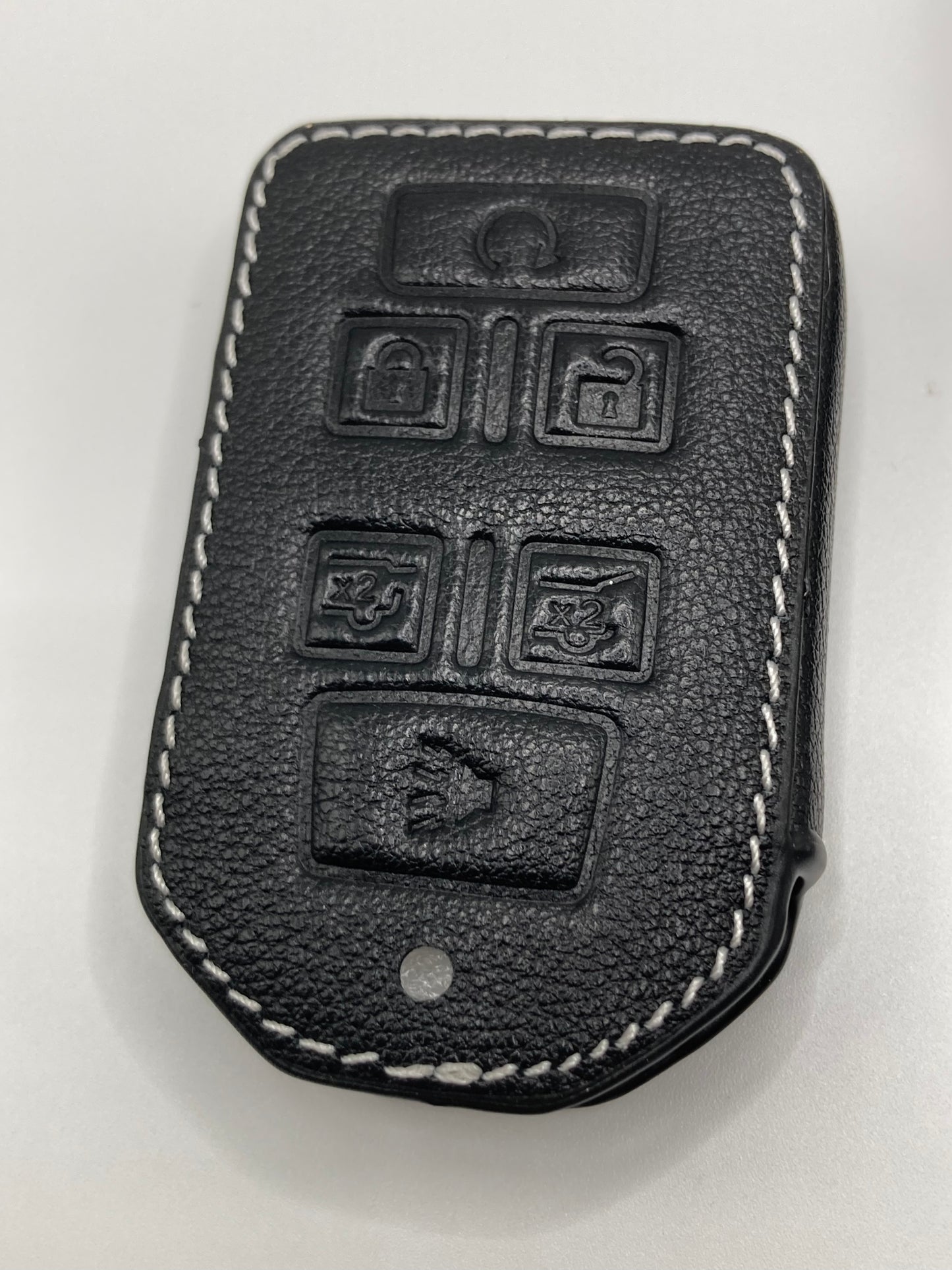 GMC - Leather Keychain and Leather Key Fob Case