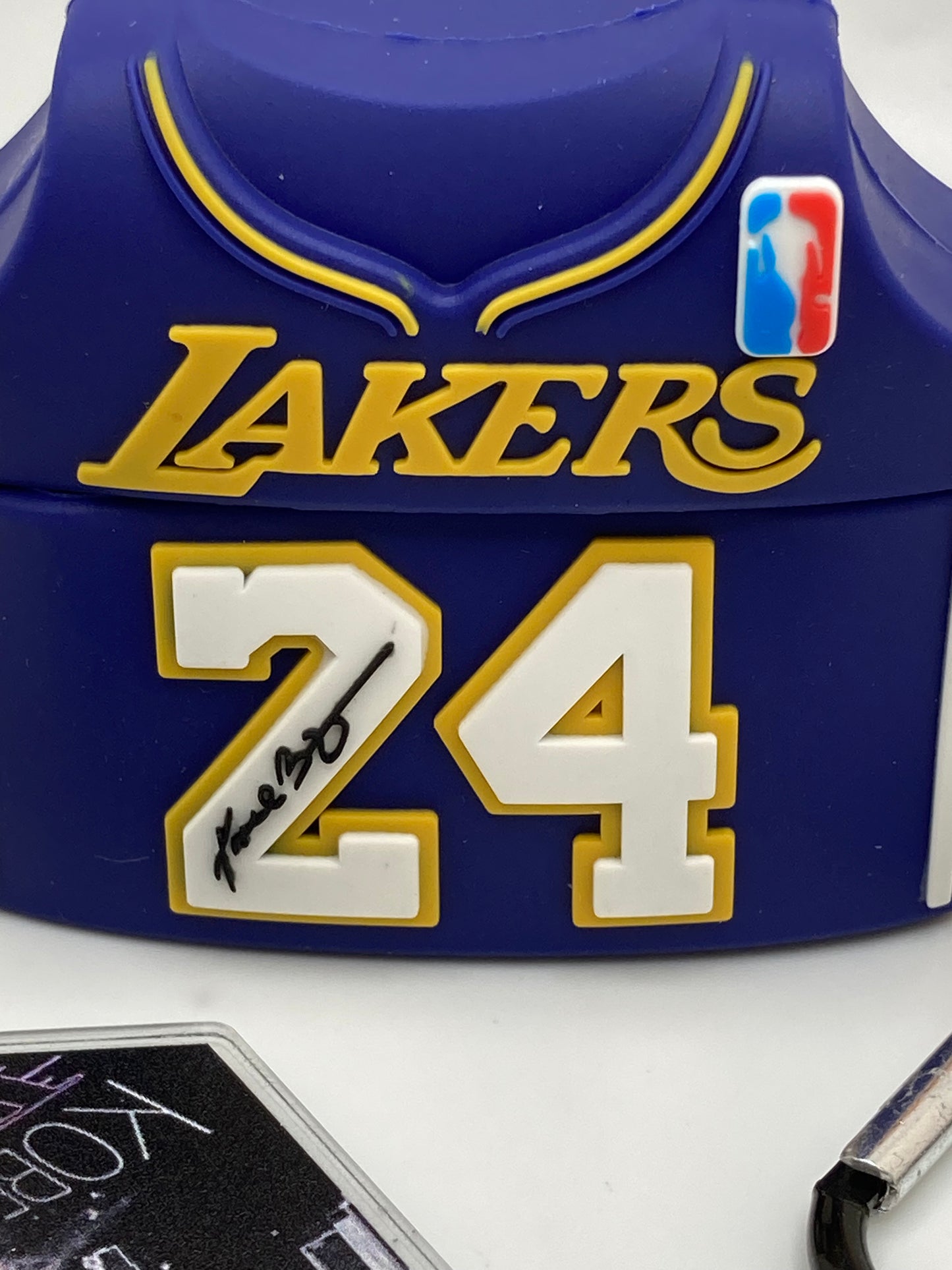 Kobe Bryant themed AirPod case cover and keychain