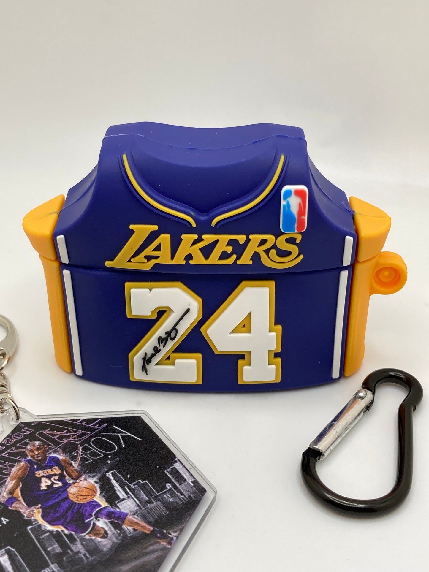 Kobe Bryant themed AirPod case cover and keychain