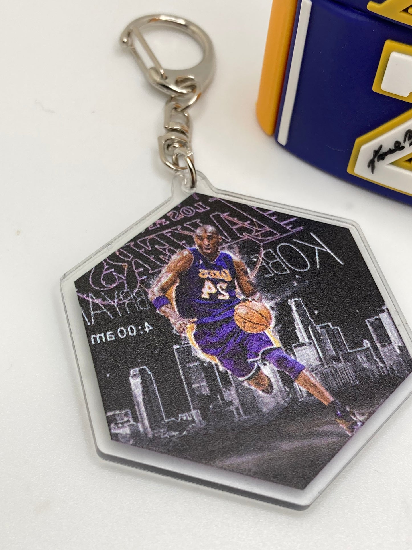 Kobe Bryant themed AirPod case cover and keychain