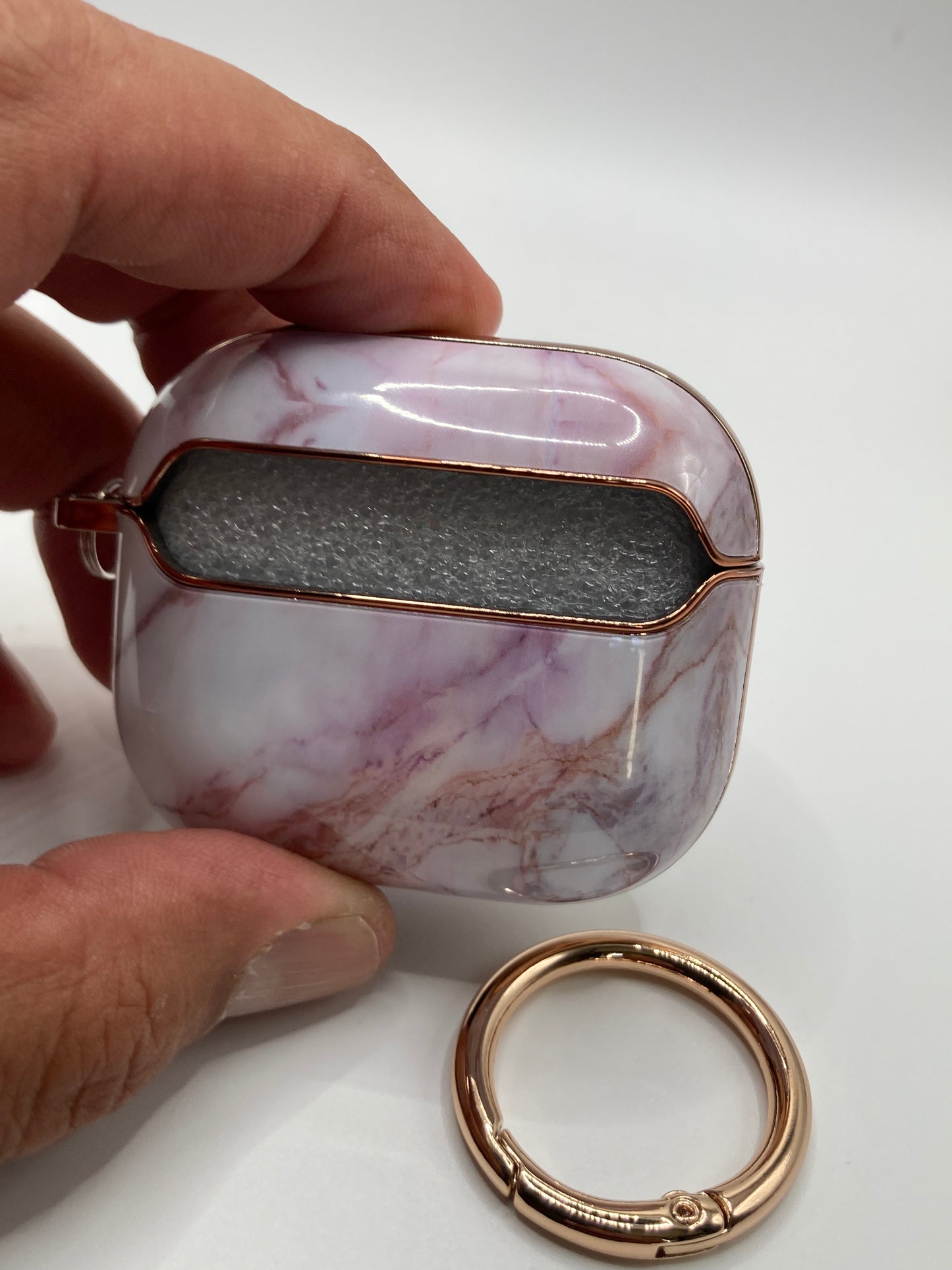Purple Marble case cover for 3rd Gen Airpods