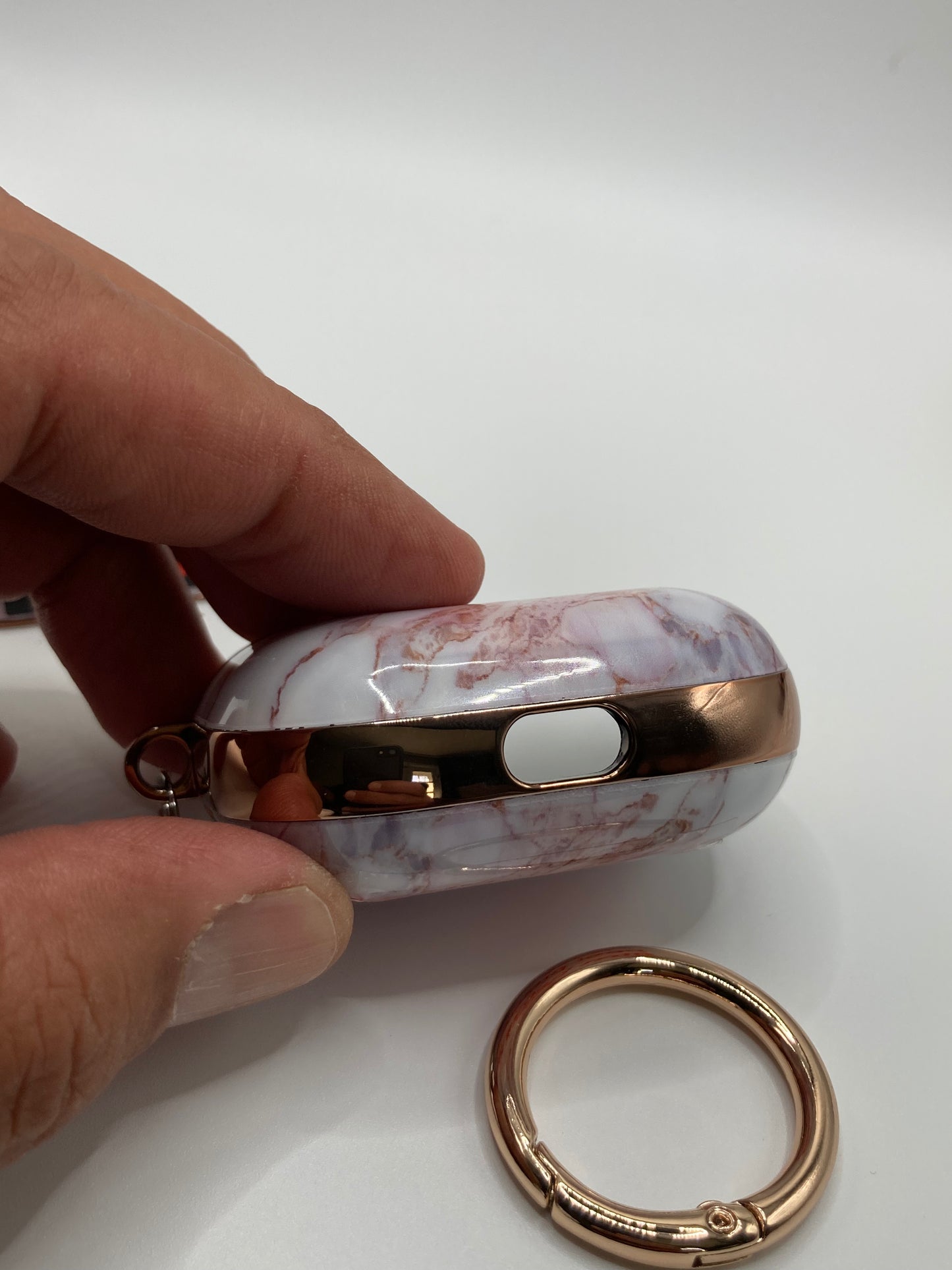 Purple Marble case cover for 3rd Gen Airpods