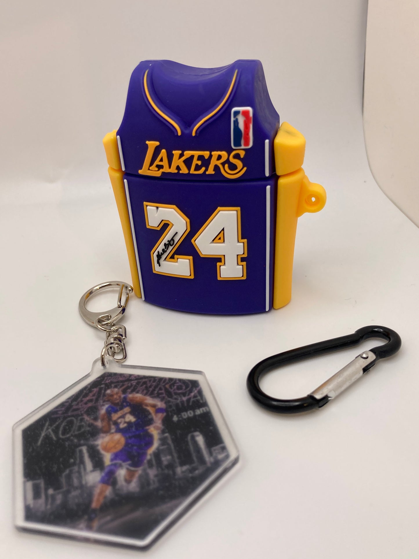 Kobe Bryant themed AirPod case cover and keychain