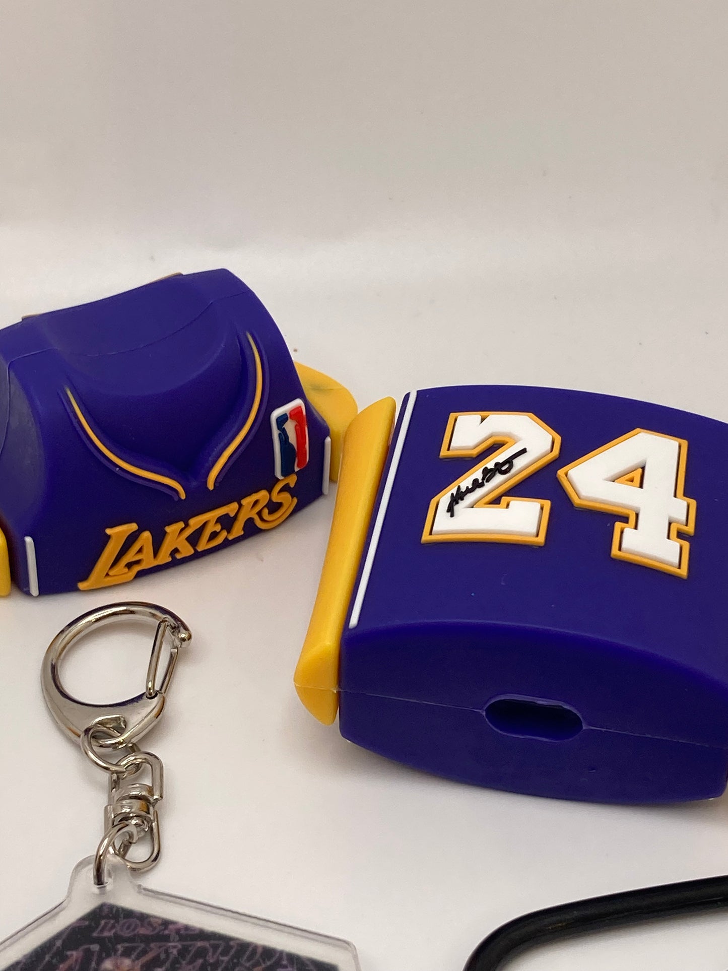 Kobe Bryant themed AirPod case cover and keychain