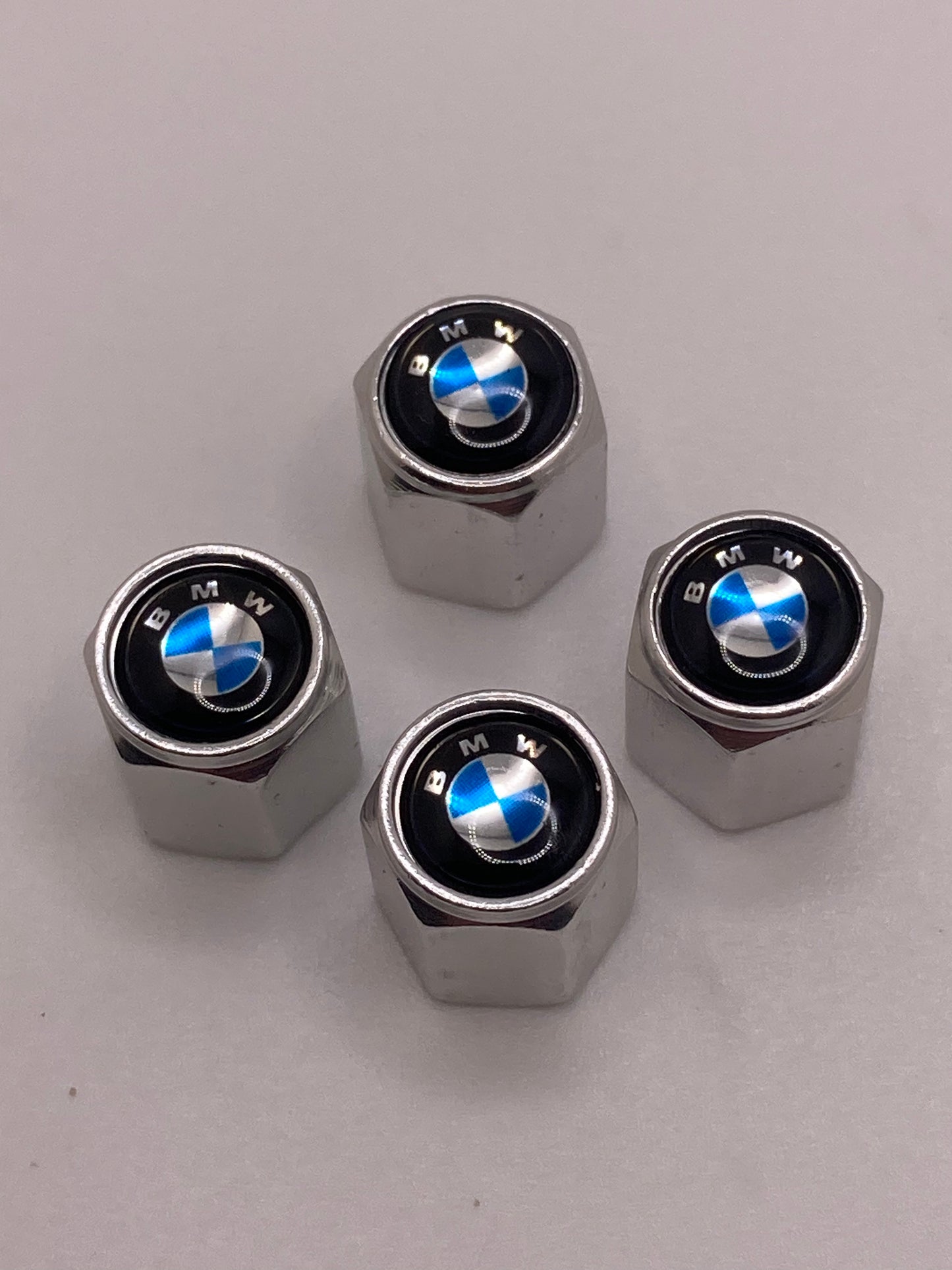 BMW - chrome valve stem cap set