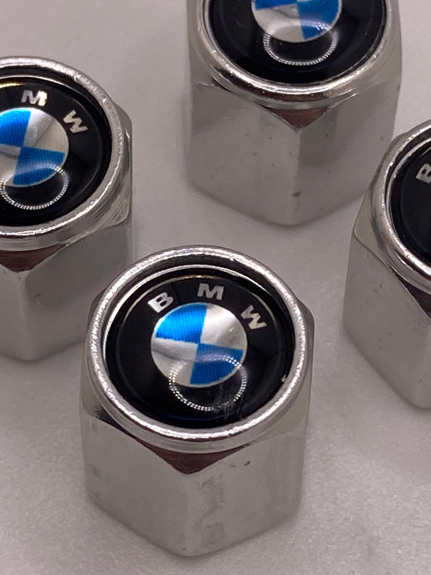 BMW - chrome valve stem cap set