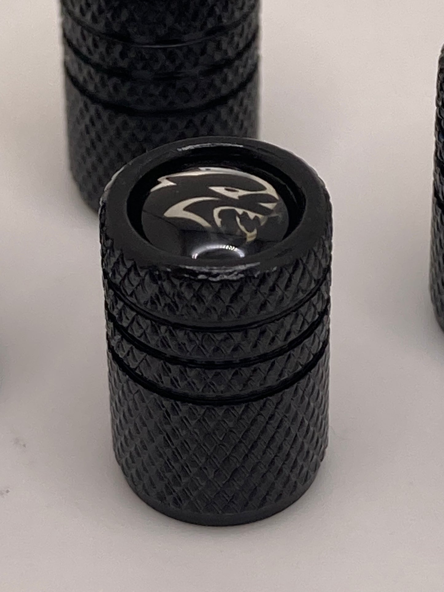 Dodge - HellCat - Valve Stem Caps - 4pcs Set - Black