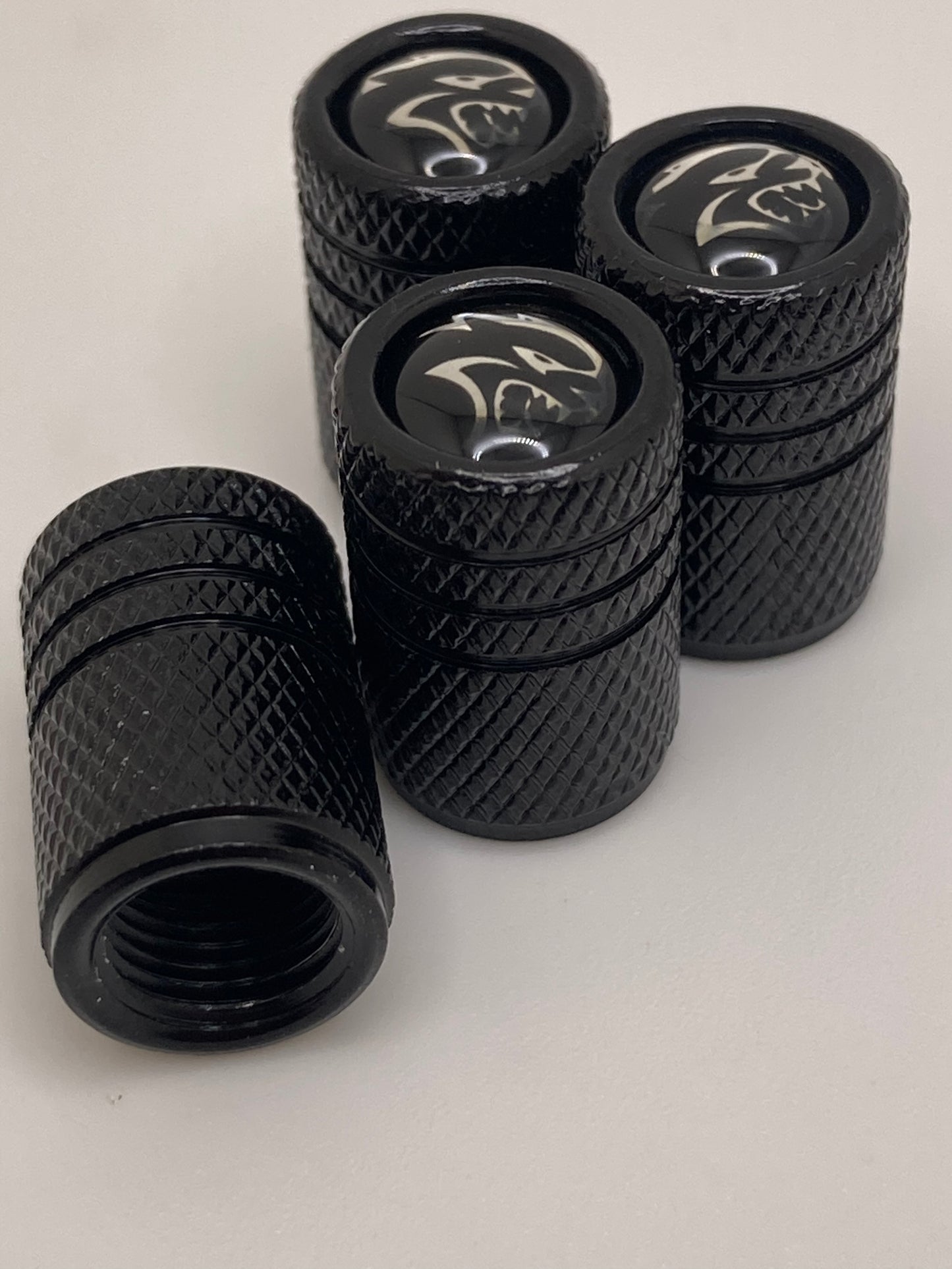 Dodge - HellCat - Valve Stem Caps - 4pcs Set - Black