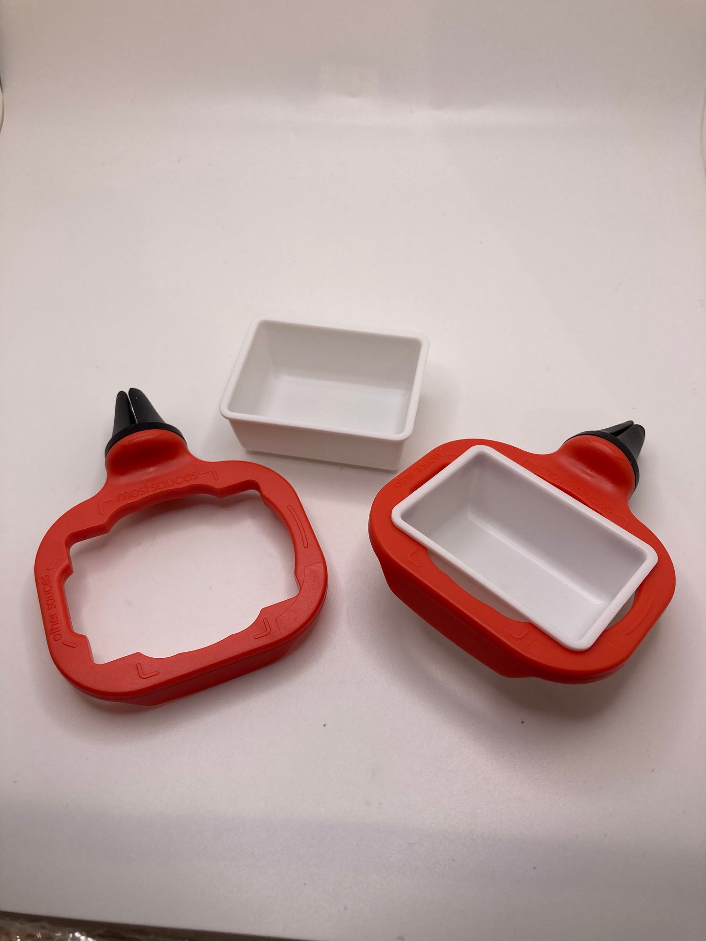Car a/c vent sauce holder - 1 or 2 pcs set