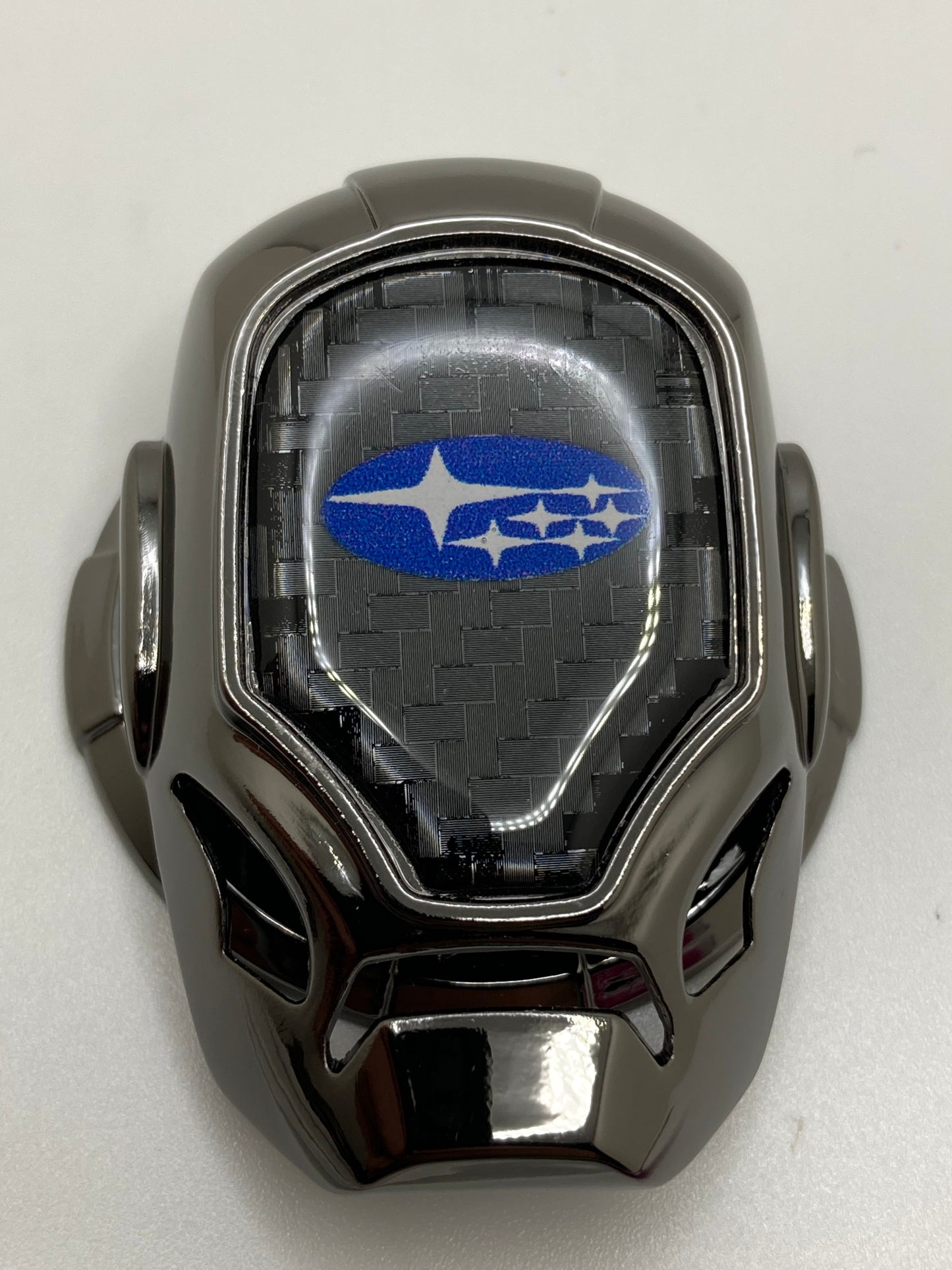 Mask Style push button start cover w/logo
