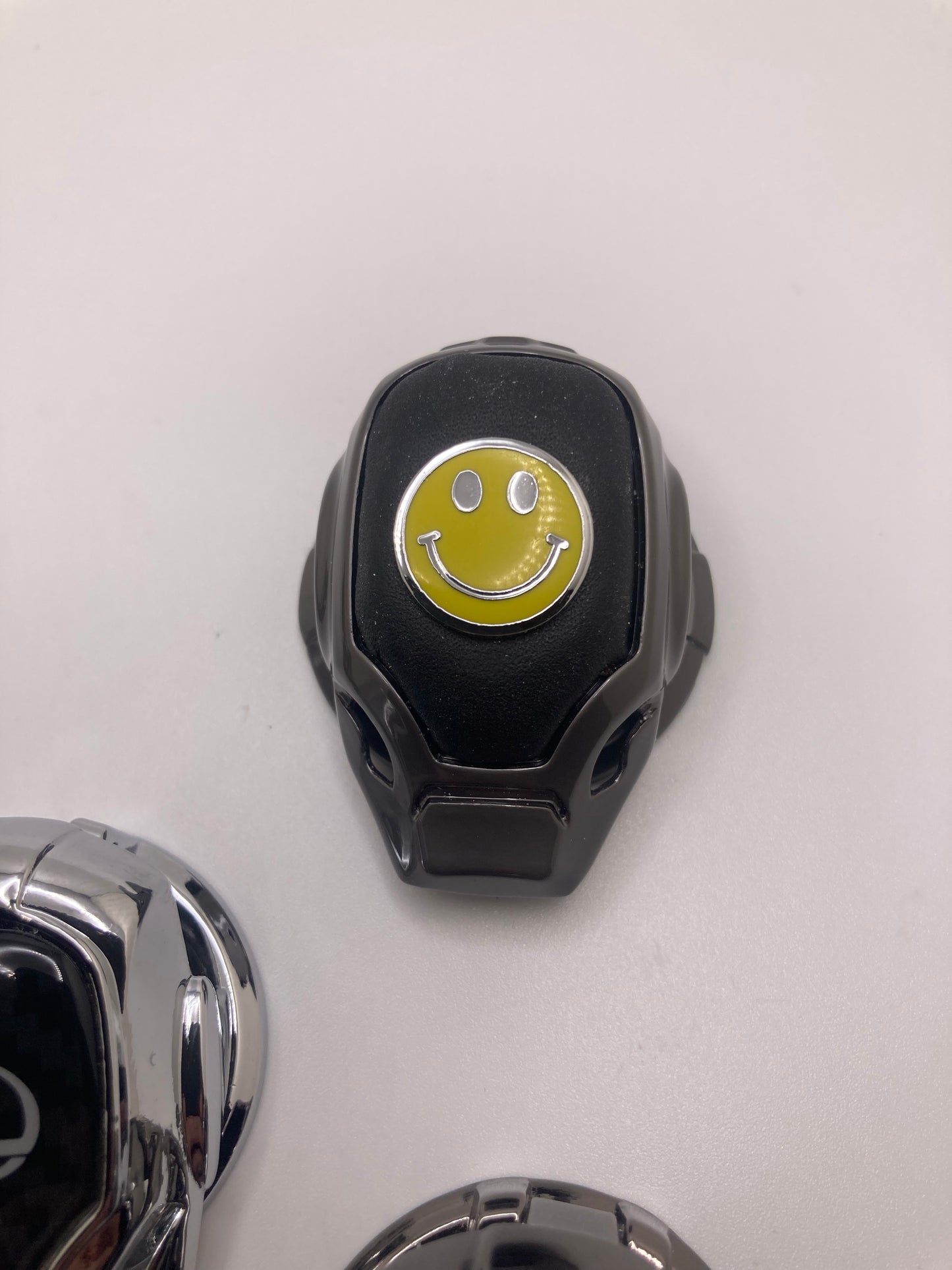 Mask Style push button start cover w/logo