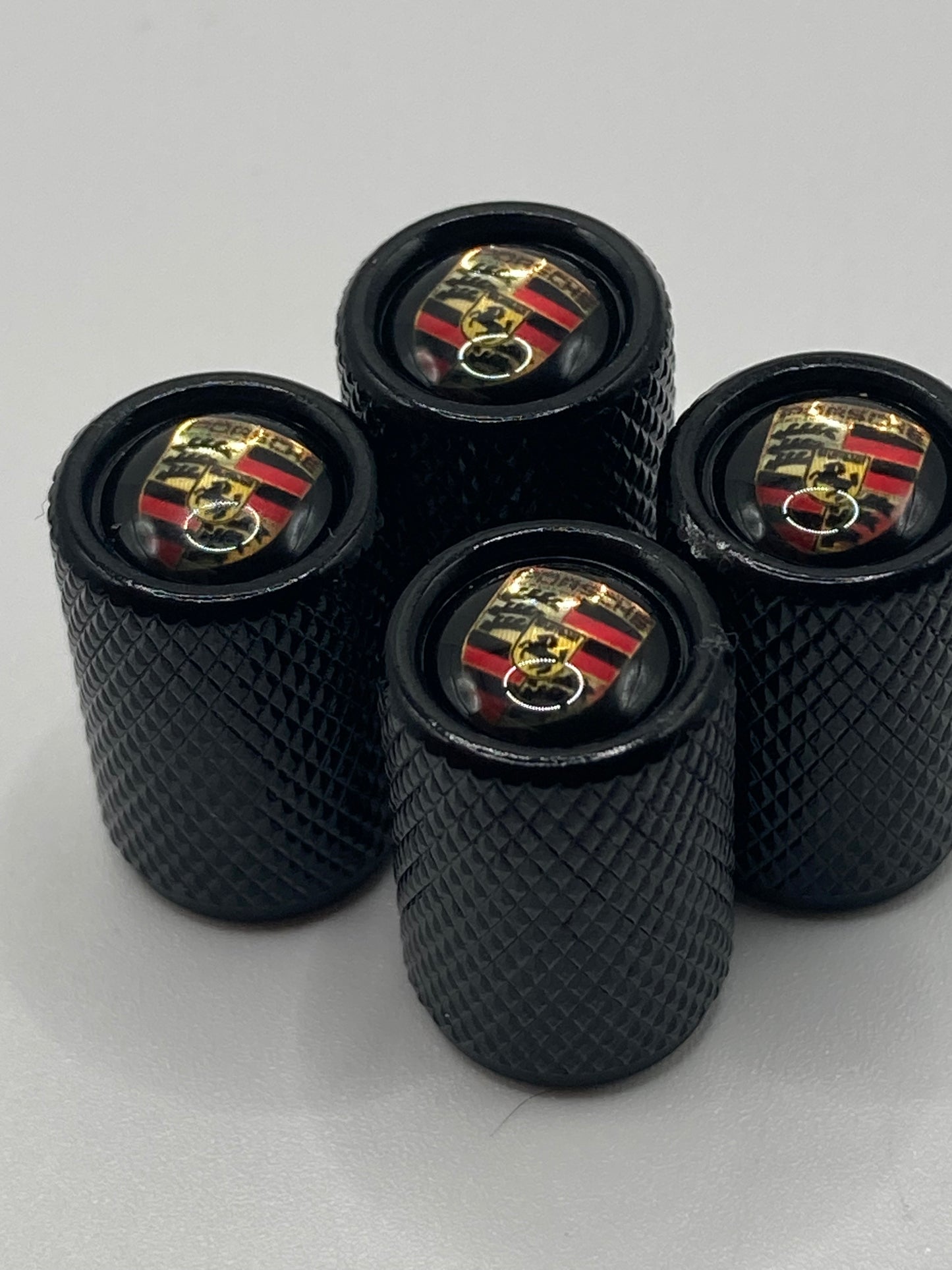 Porsche - 4pcs Valve Stem Cap - Black