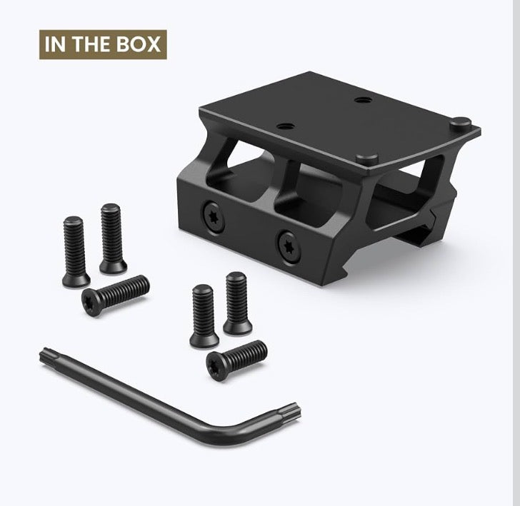 2x Red Dot Riser Mount Picatinny Rail Riser for RMR Footprint Red Dot,0.75 and 0.95"
