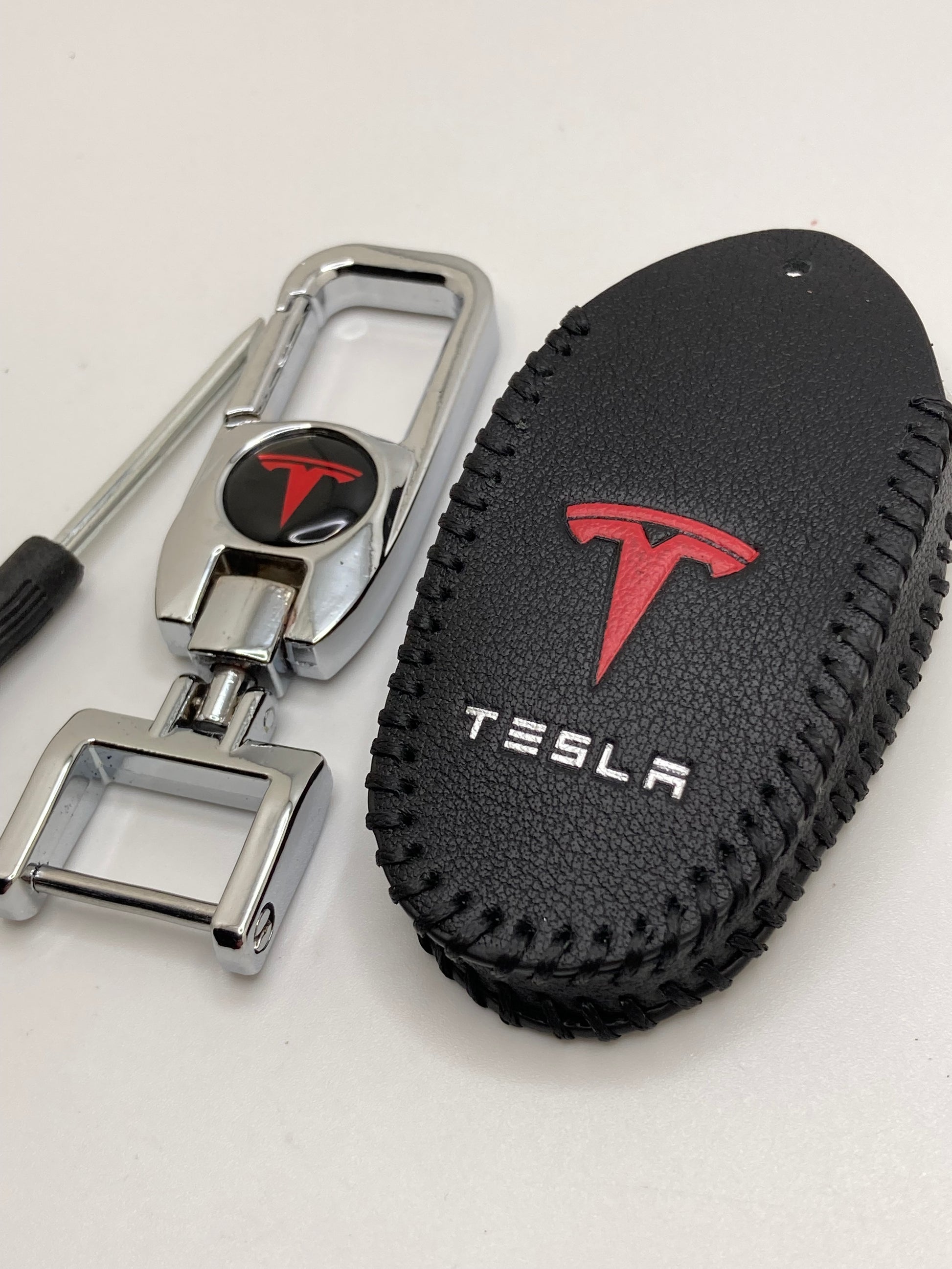 Clip-style with Black leather