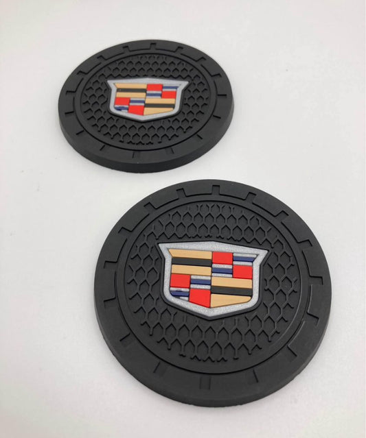 Cadillac cup holder coasters