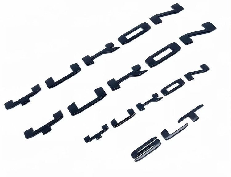 4Pack OEM Yukon SLT Emblem for Yukon XL 2019-2025 84831809 Gloss Black