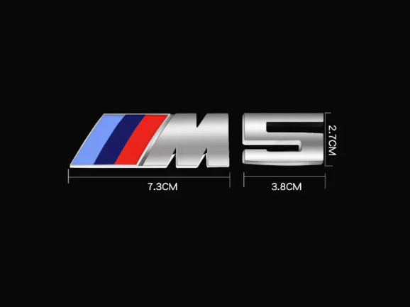 BMW - M5 - Chrome Badge - Trunk Emblem