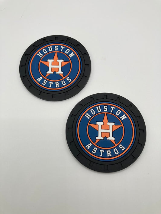 MLB - car cup holder coasters - Houston Astros - 2pcs set