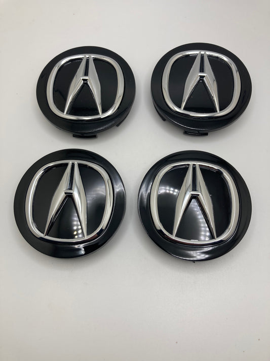 Acura 68mm wheel center cap replacement set - 4pcs set