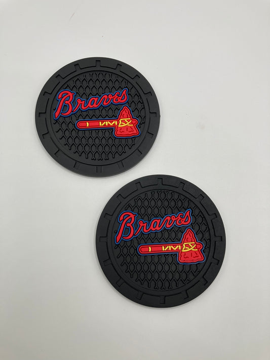 MLB - Cup holder coasters - Atlanta Braves- 2pcs set