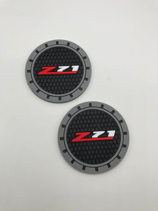 Chevrolet Z71 cup holder coasters - 2pcs