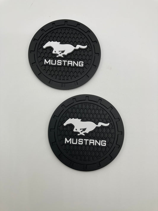 Ford Mustang - cup holder coasters - 2pcs