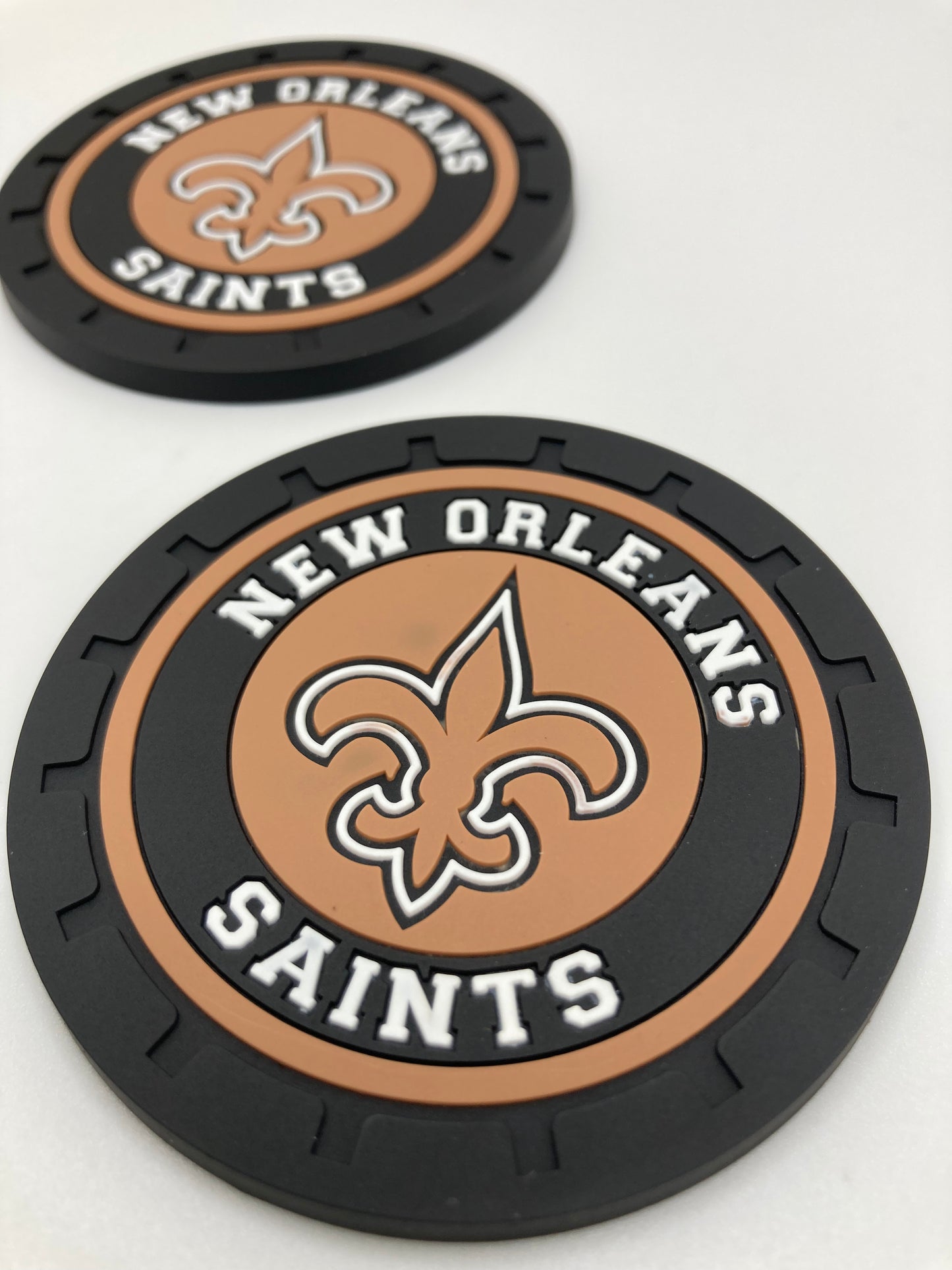 NFL - New Orleans Saints - cup holder coasters - 2pcs set