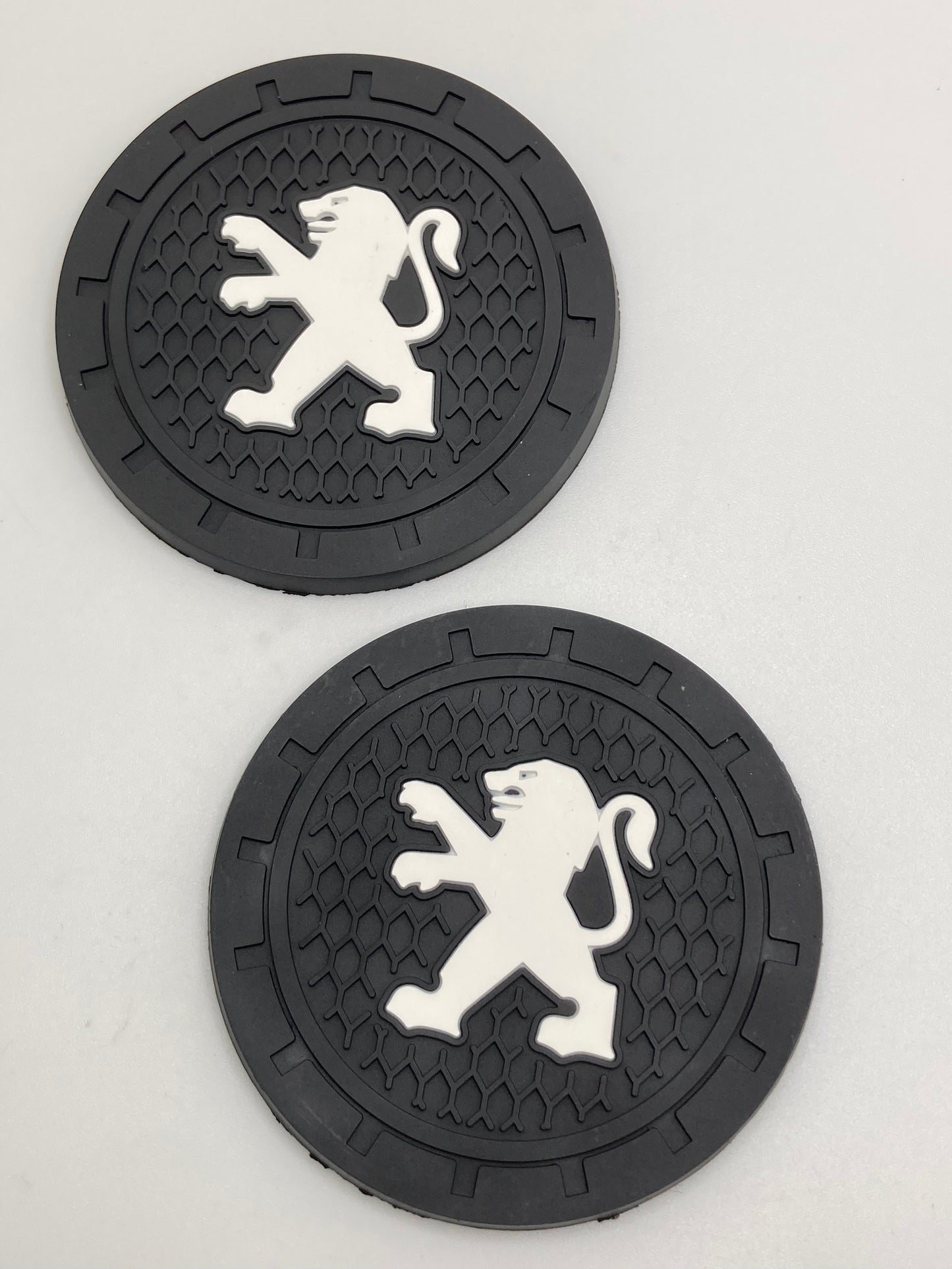 Peugeot - 2pcs cup holder coasters set