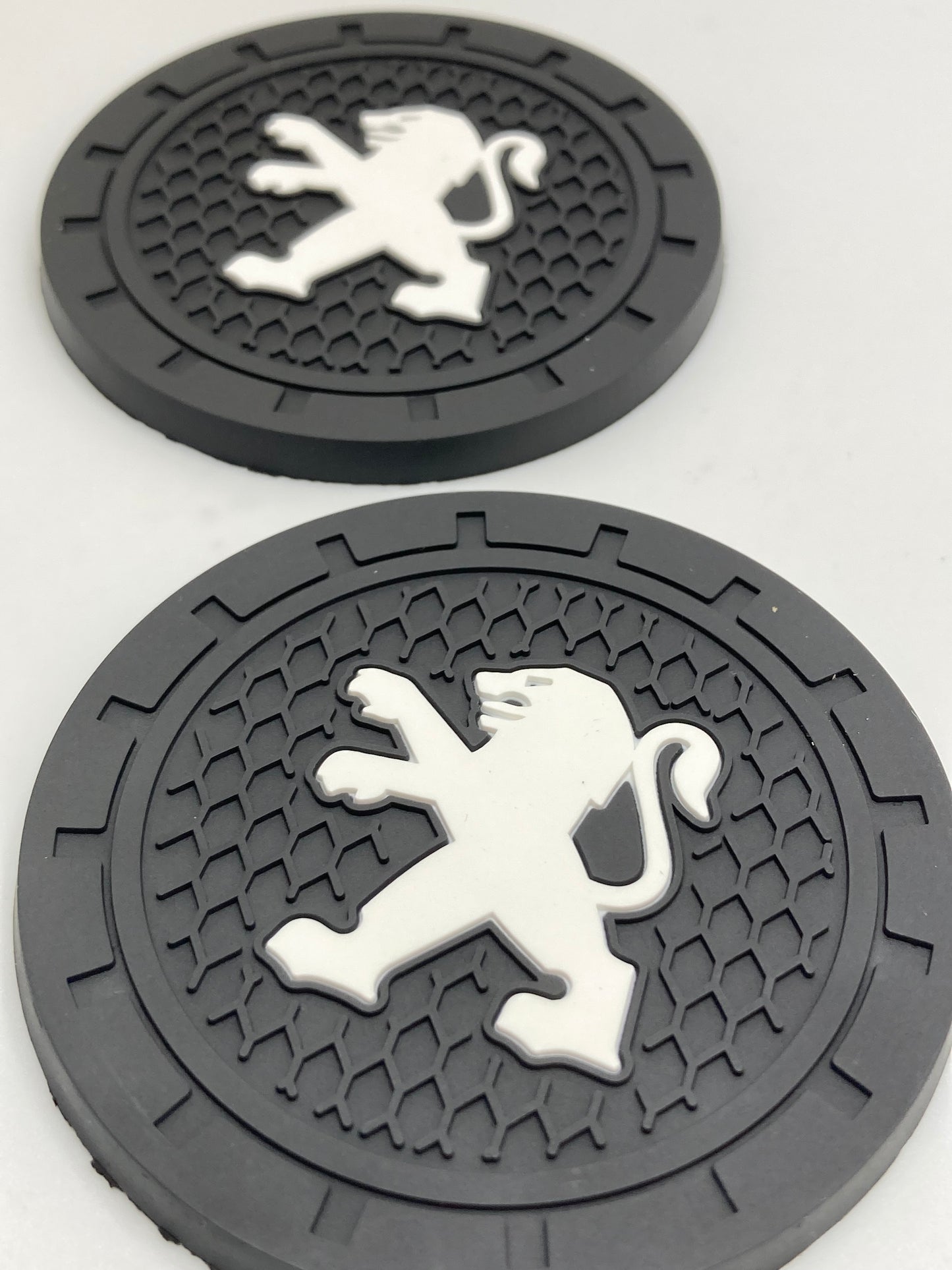 Peugeot - 2pcs cup holder coasters set