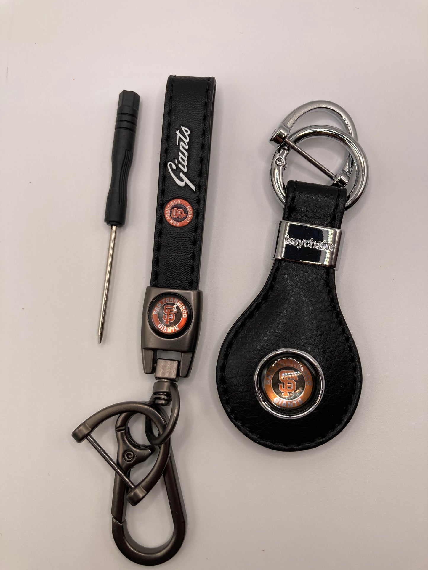 MLB - Giants leather keychain set - 2pcs Gift set