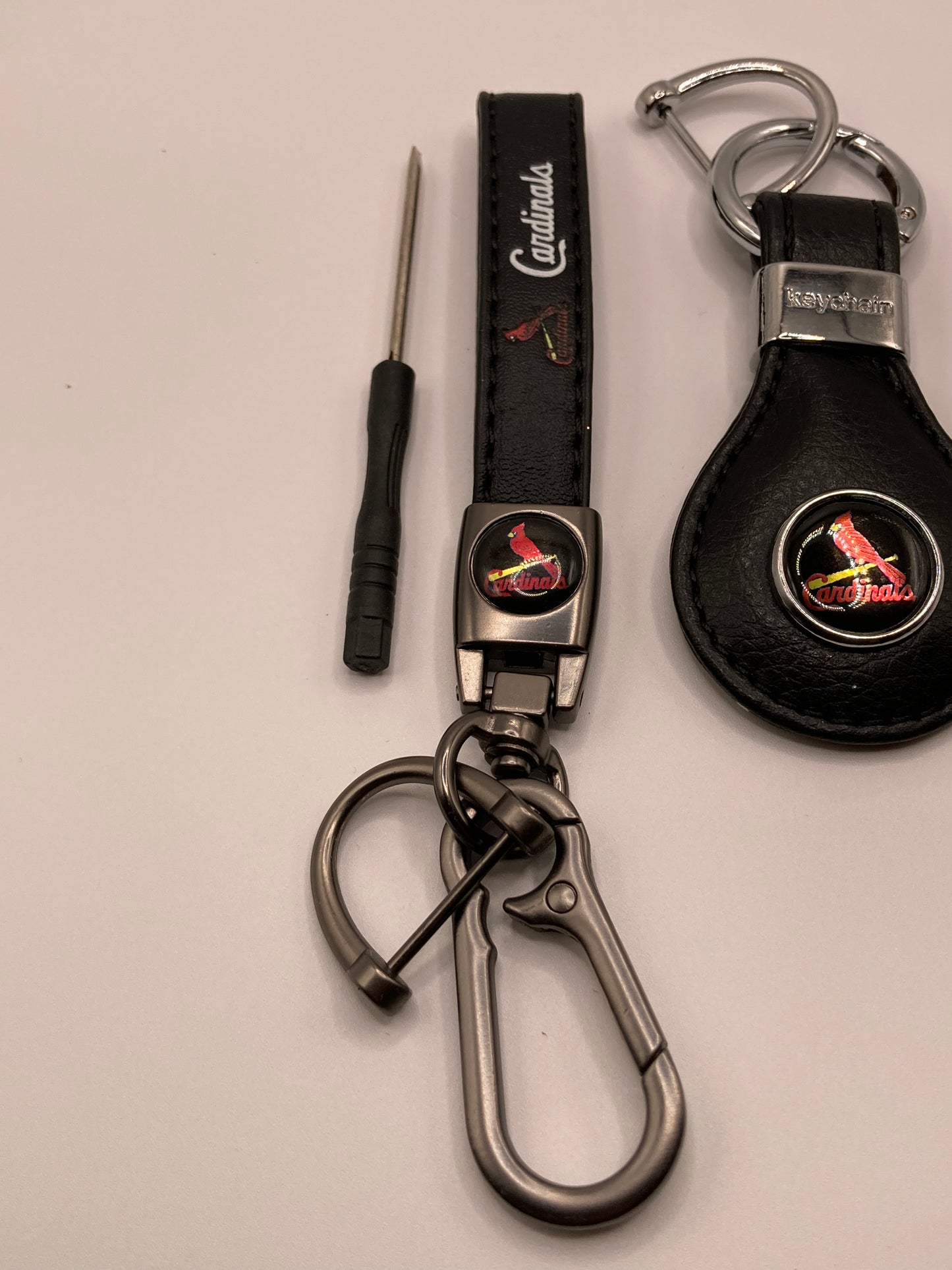 MLB - Cardinals leather keychains - 2pcs set