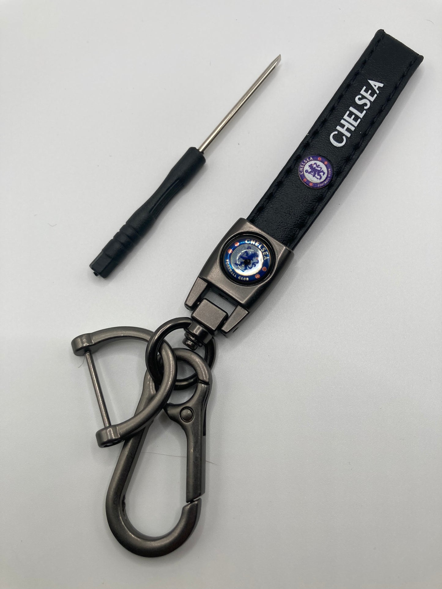 Soccer - EPL - Chelsea Leather Keychain