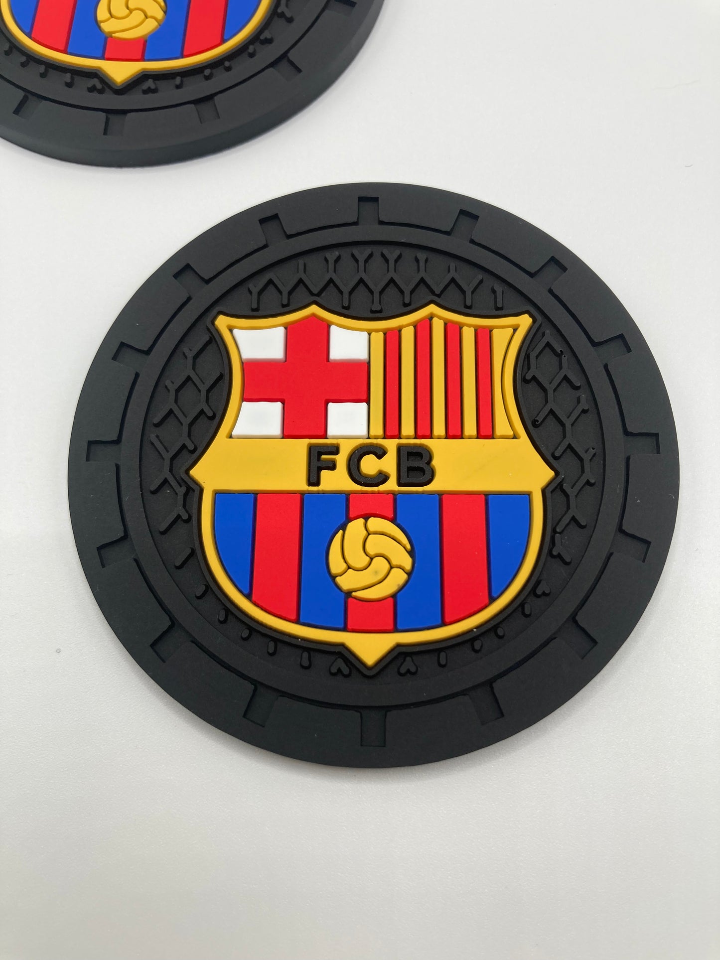 Soccer - FCBarcelona - Car Cup Holder Coasters Set - 2pcs