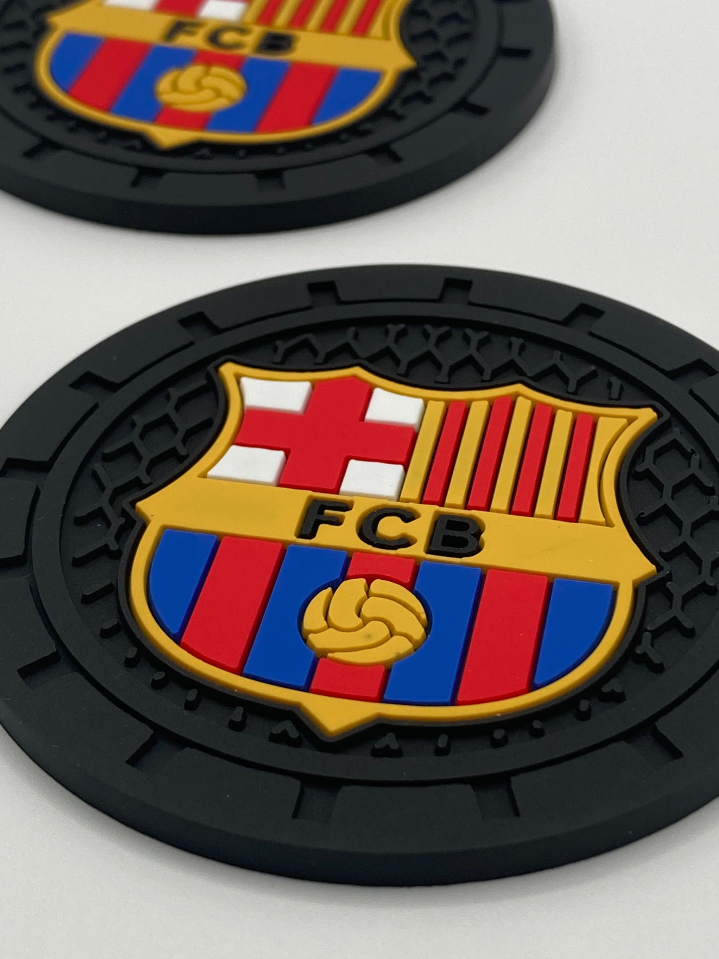 Soccer - FCBarcelona - Car Cup Holder Coasters Set - 2pcs