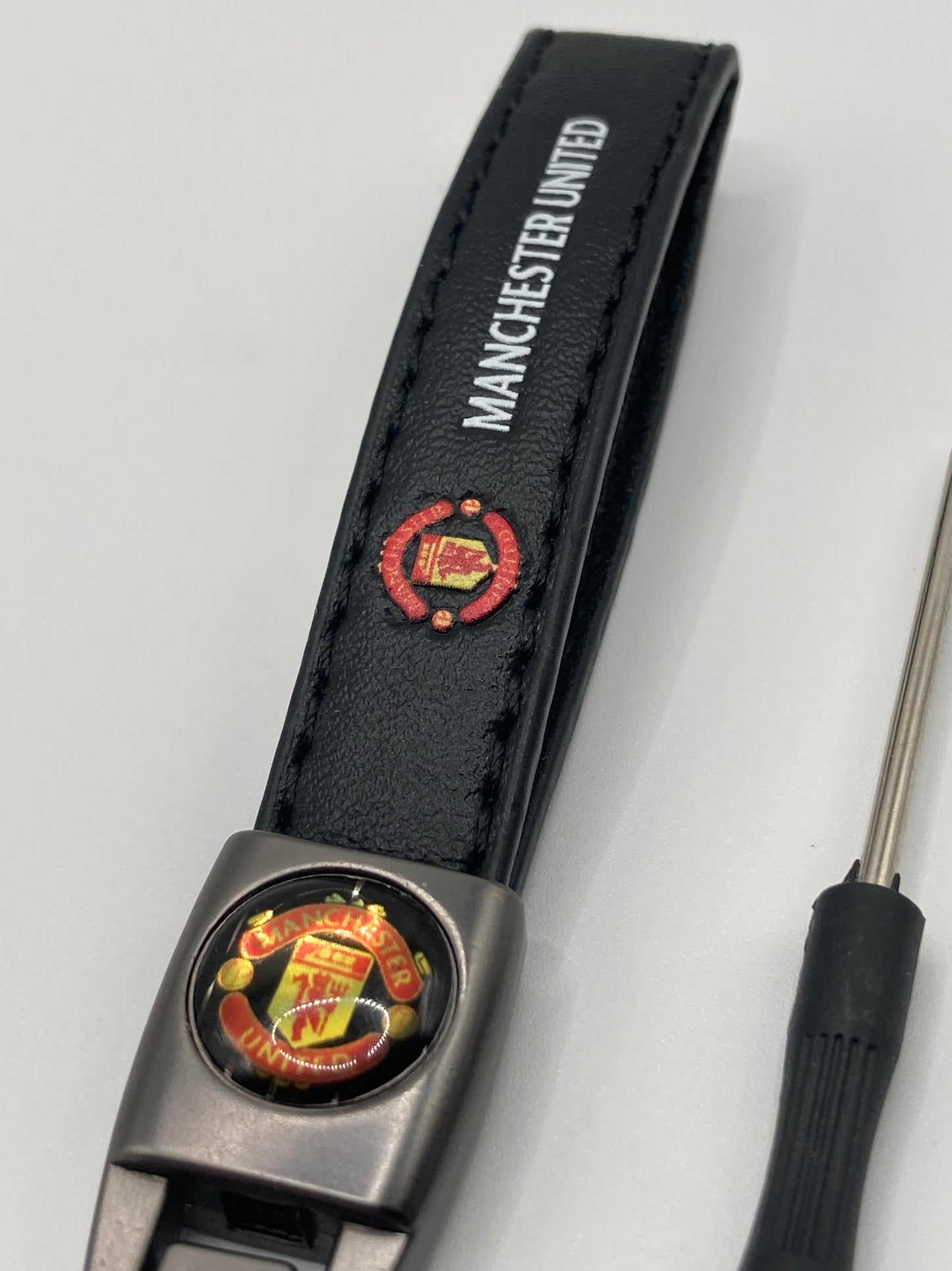 Soccer - Manchester United - Leather Keychain
