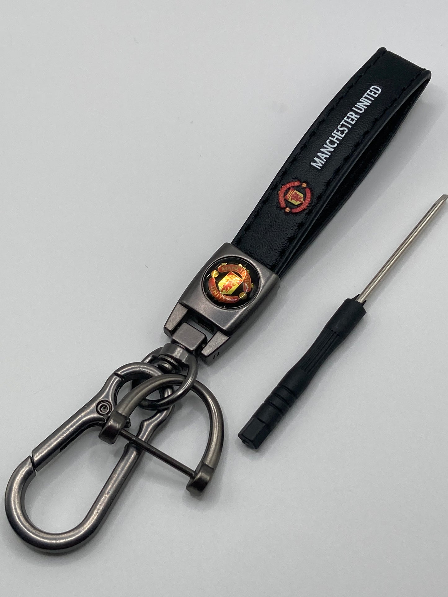 Soccer - Manchester United - Leather Keychain
