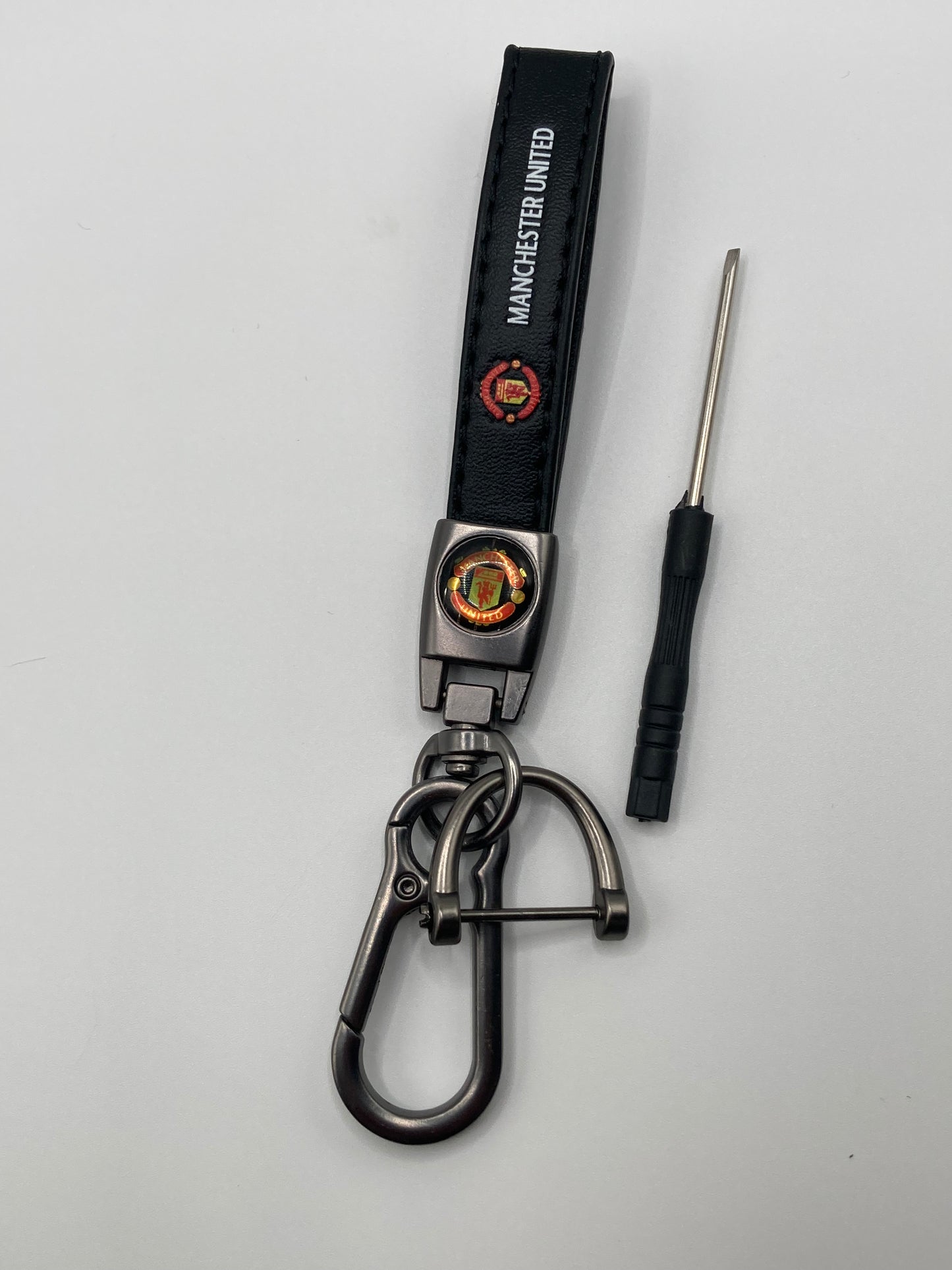 Soccer - Manchester United - Leather Keychain