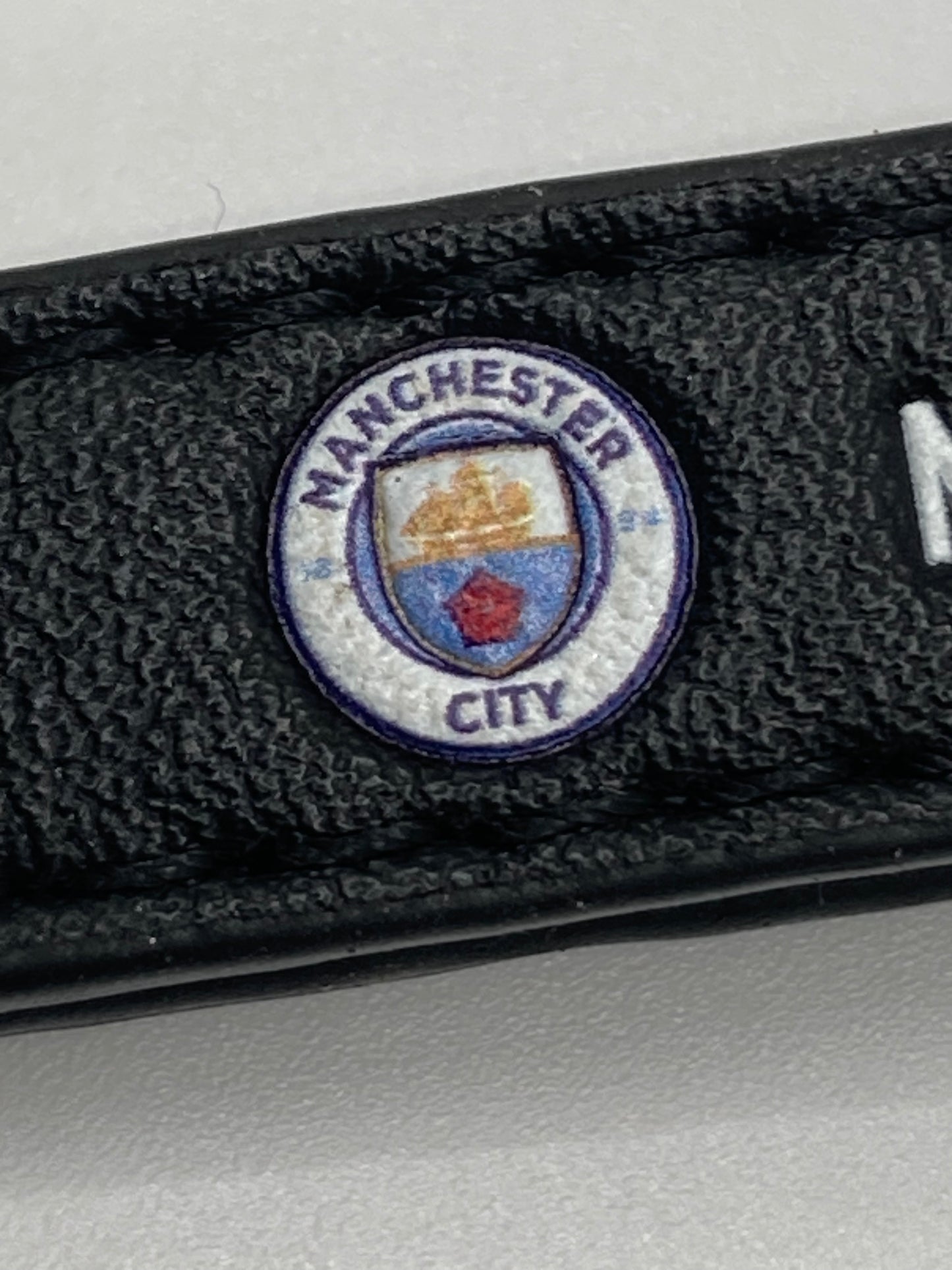 Soccer - Manchester City - Leather Keychain