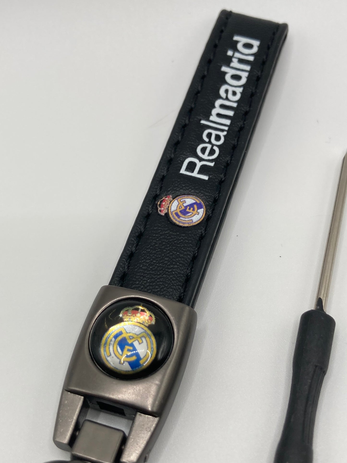 Soccer - Realmadrid - Leather Keychain